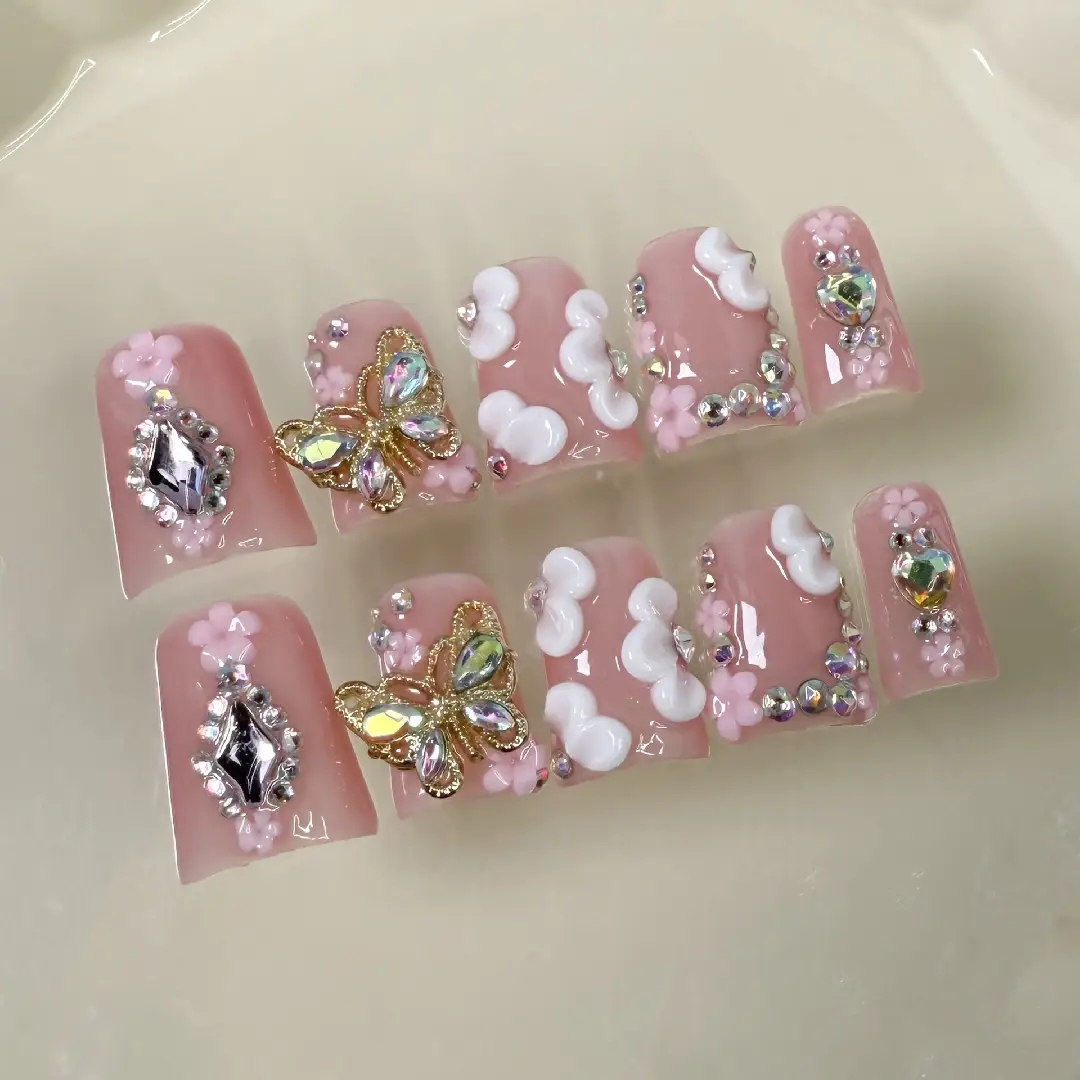 Embroidery Embellishments - 10 buah model gaya mewah kelas