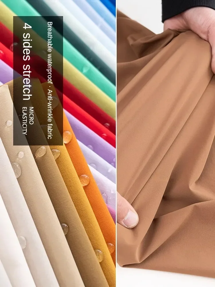 Crystal Mesh Fabric - 4 sisi peregangan kain nilon spandeks