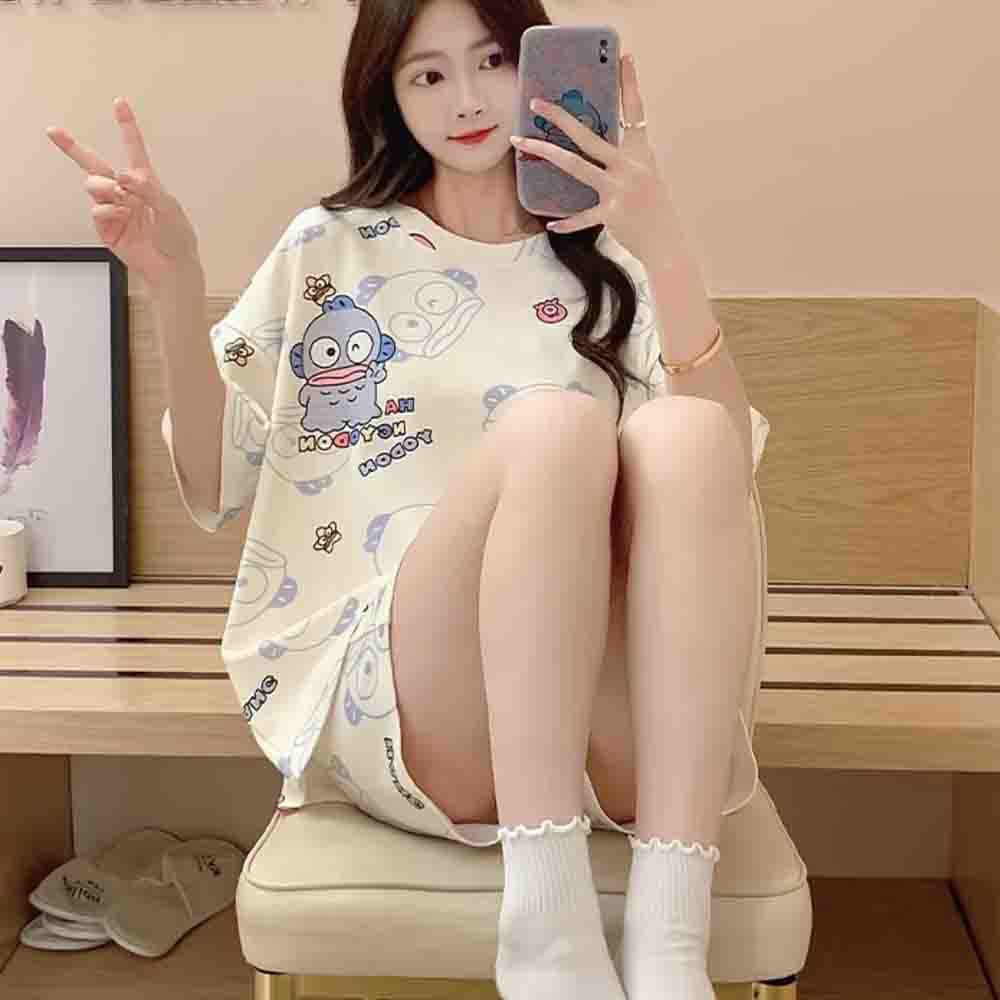 Embellish Knit - Sanrio Hangyodon Set Piyama Kawaii 2