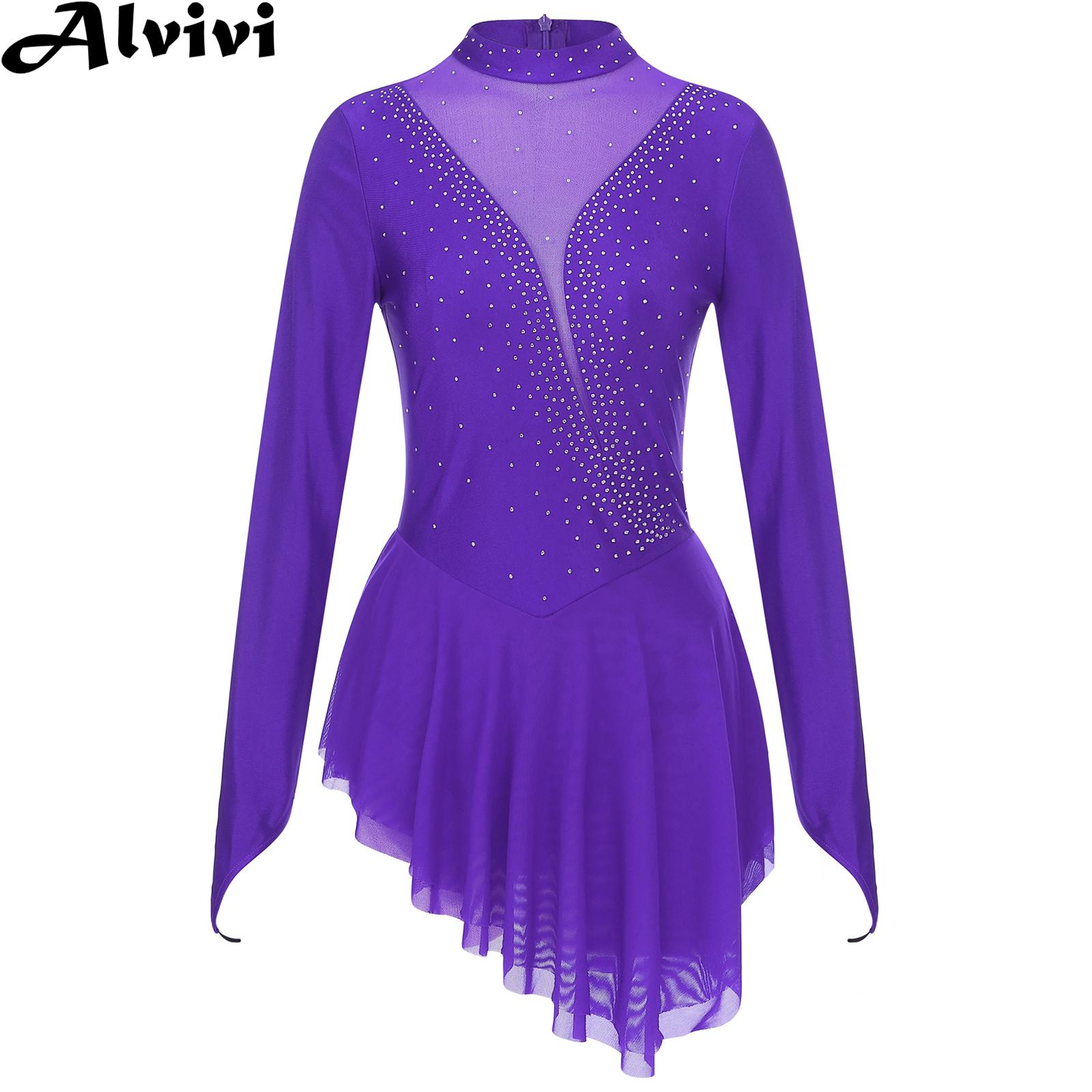 Rhinestone Banding Trim - Gaun Leotard Senam Seluncur Es Tokoh