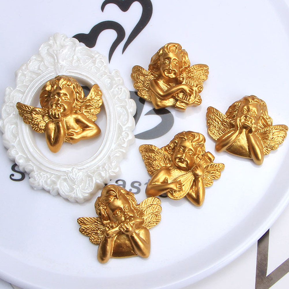 Craft Embellishment Storage - 15 Buah Aksesori Malaikat Resin Kerajinan
