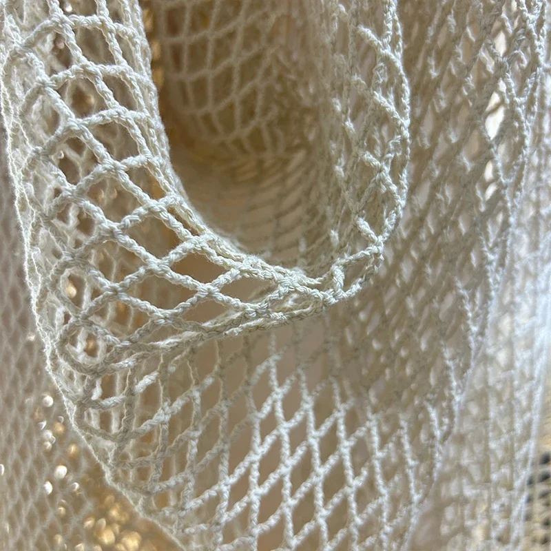 Crystal Mesh Fabric - Jaring ikan kain Linen katun jala