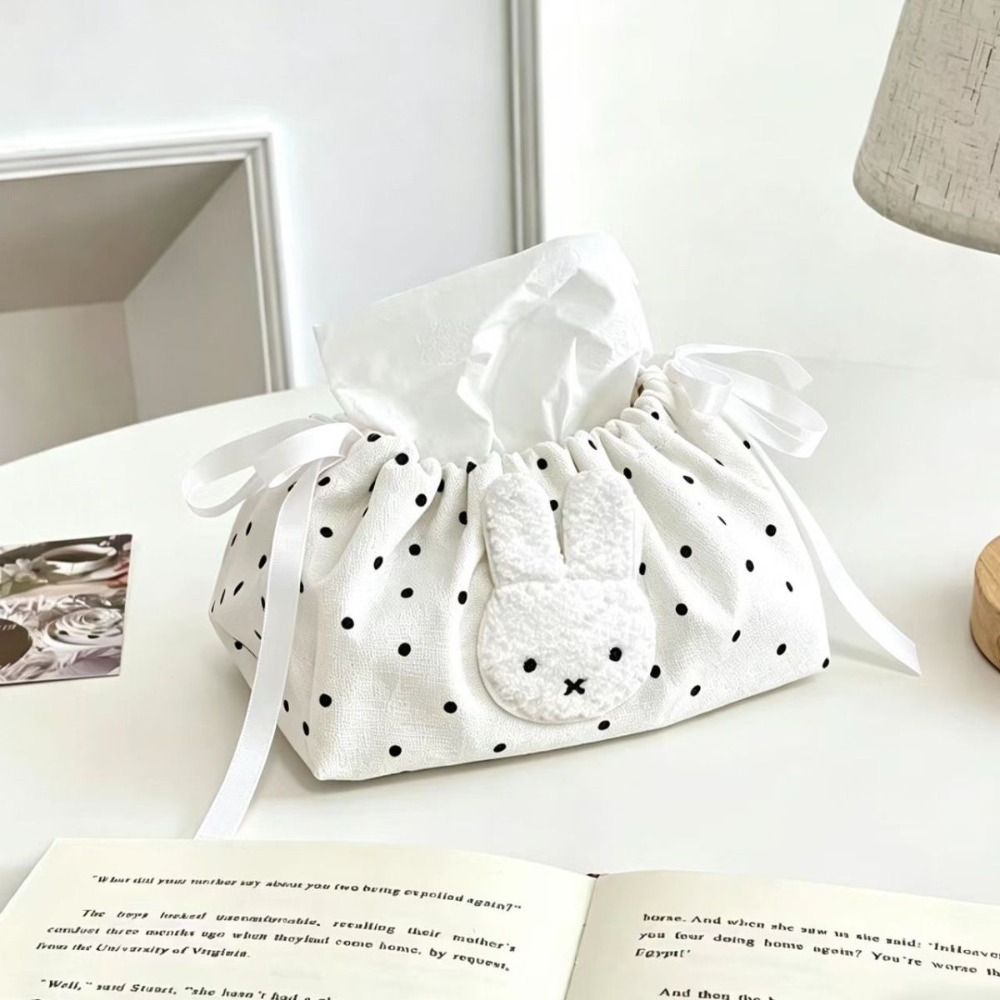 Craft Embellishment Storage - Tas Penyimpanan Tisu Serut Bordir Gelombang