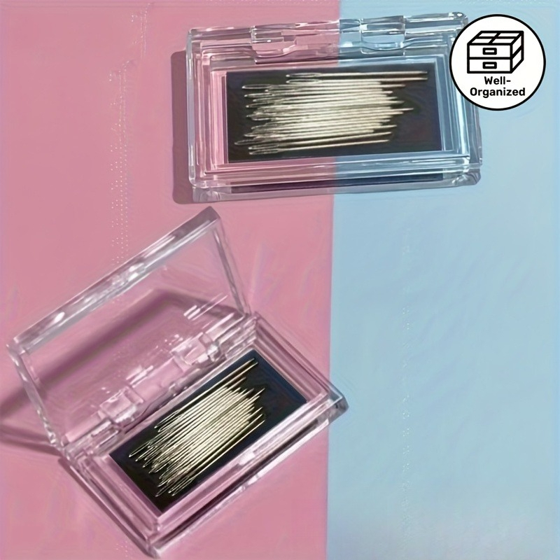 Craft Embellishment Storage - Kotak Penyimpanan Jarum Magnetik dengan Jarum
