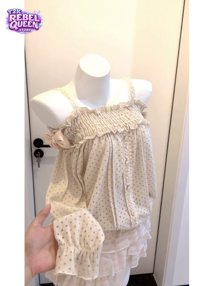 Elastic Lace Trim - Set Rok Mini Vintage Jepang Manis