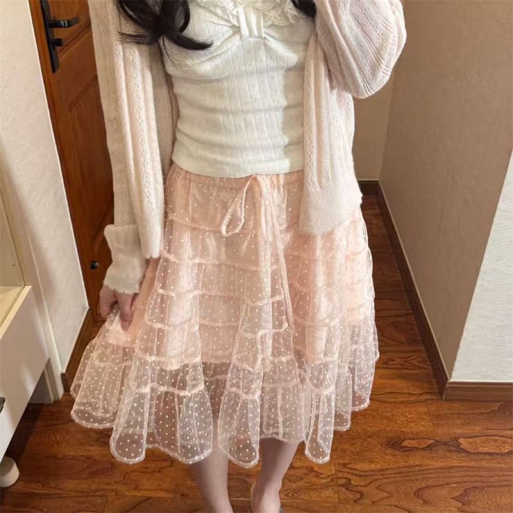 Setelan Pakaian Elegan: Kamiso - Elastic Lace Trim ulasan dan harga