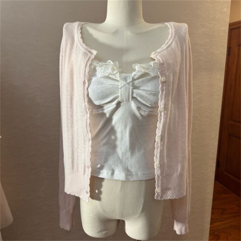 Setelan Pakaian Elegan: Kamiso - Elastic Lace Trim ulasan dan harga