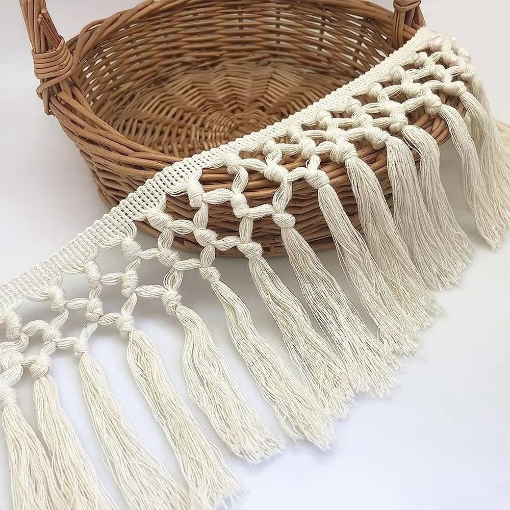 Pita Rumbai Lebar 1 Yard 11cm  - Tassel Fringe Trim ulasan dan harga