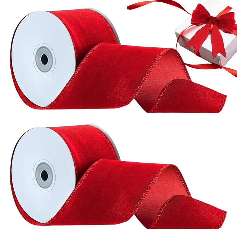 2 gulungan kemasan beludru kab - Velvet Ribbon Roll ulasan dan harga