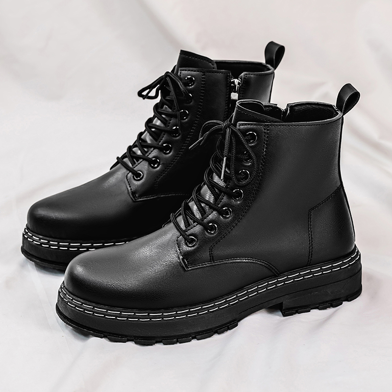 Sepatu Bot Motor Kulit Paten H - Guipure Lace Panel ulasan dan harga