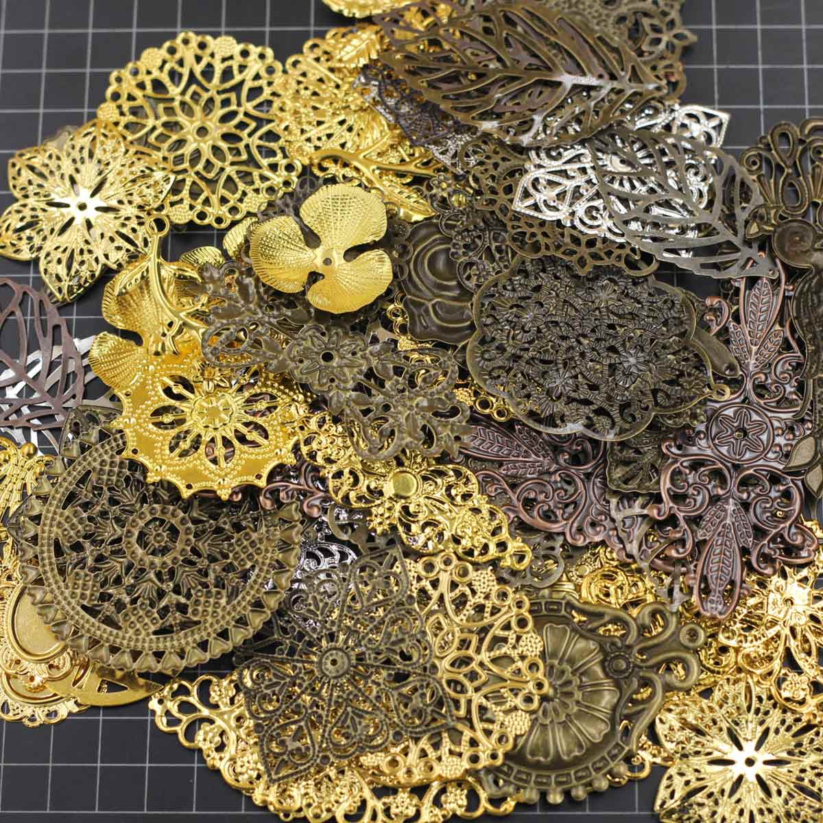 Hiasan Konektor Acak Campuran  - Embellish Craft ulasan dan harga