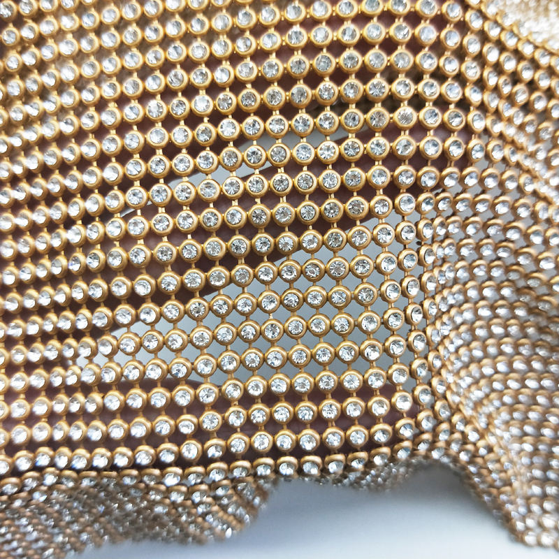45X120Cm Kain Chainmail Jaring - Crystal Mesh Fabric ulasan dan harga