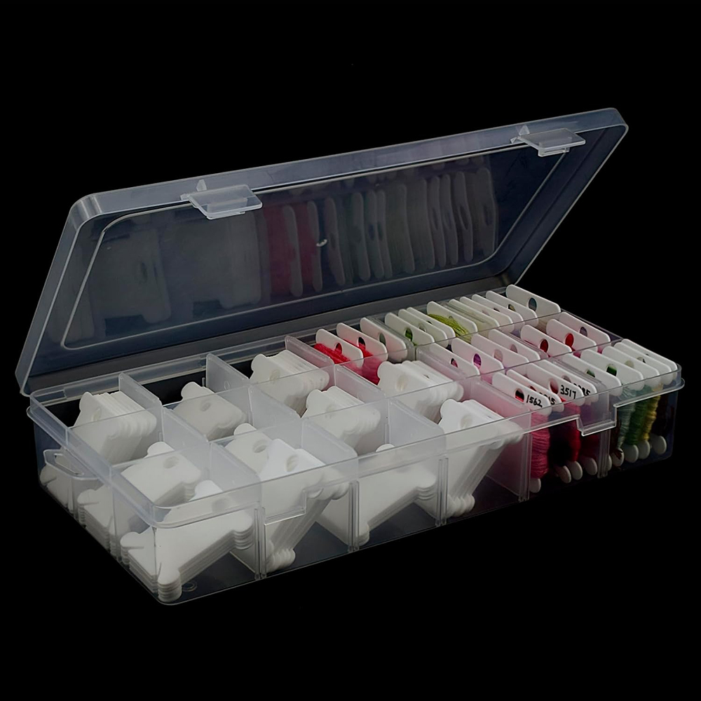 Kotak Penyimpanan Benang Sulam - Craft Embellishment Storage ulasan dan harga