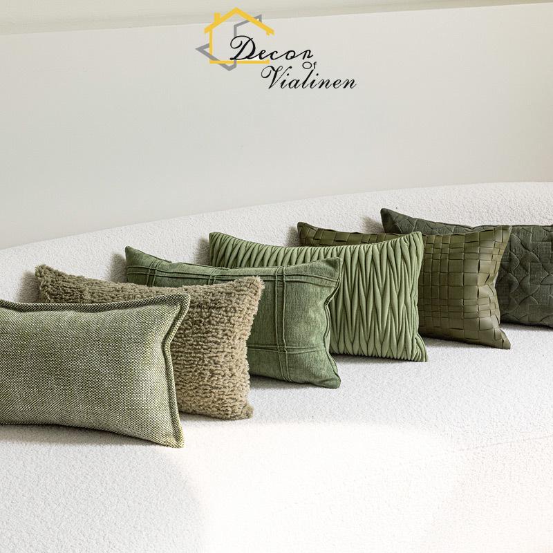 Bantal pinggang hijau, sofa ga - Velvet Ribbon Roll ulasan dan harga