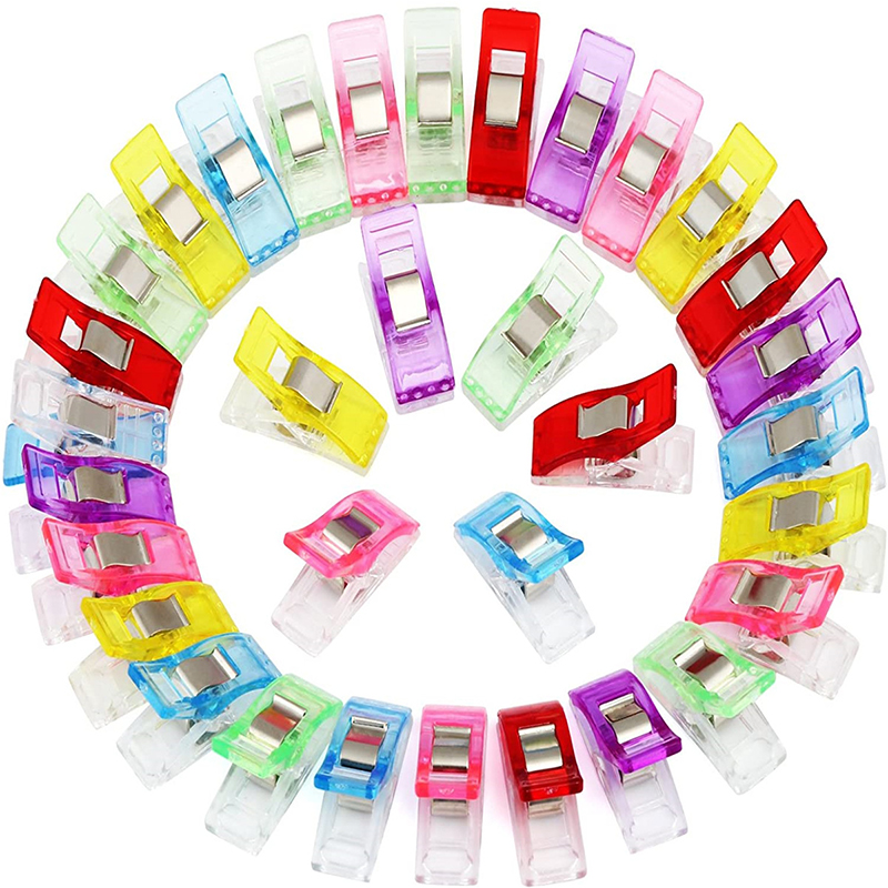 20/40 Buah Klip Warna Acak Kle - Embroidery Craft ulasan dan harga