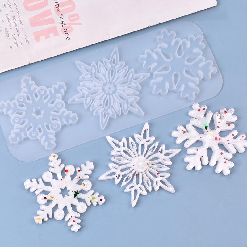 Cetakan silikon ornamen keping - Christmas Craft Embellishment ulasan dan harga
