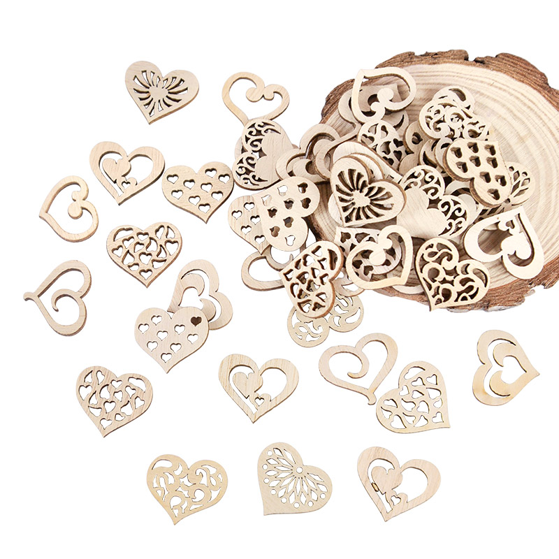 100 buah pola hati berongga ke - Embellish Craft ulasan dan harga