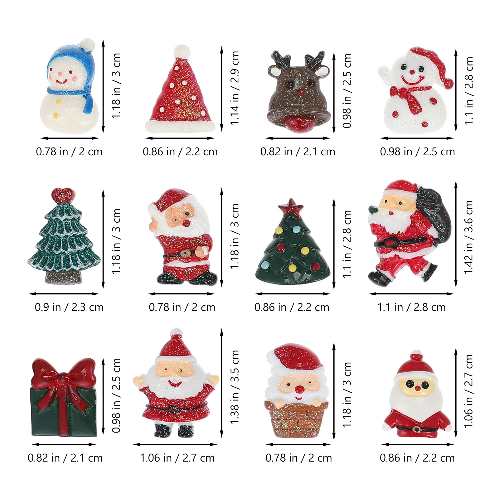 50 Buah Hiasan Ornamen Natal C - Embellish Craft ulasan dan harga