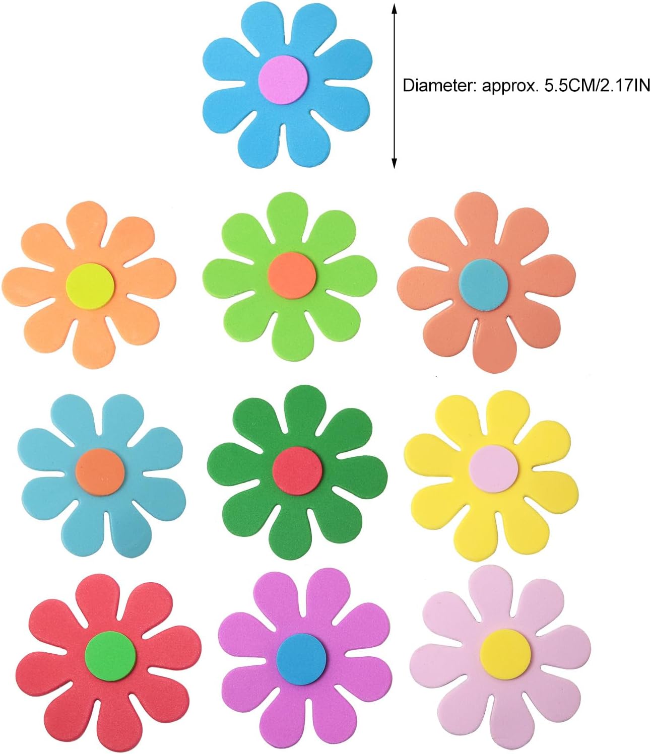 Stiker busa bunga 3D, seni dan - Craft Embellishment ulasan dan harga