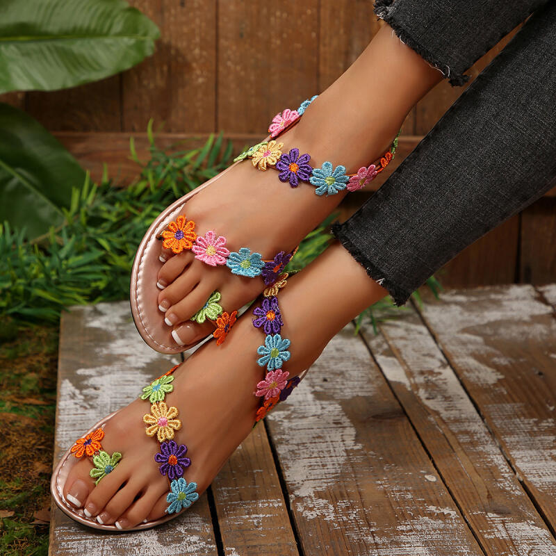 Sandal Wanita Bordir Bunga Boh - Embroidery Embellishments ulasan dan harga