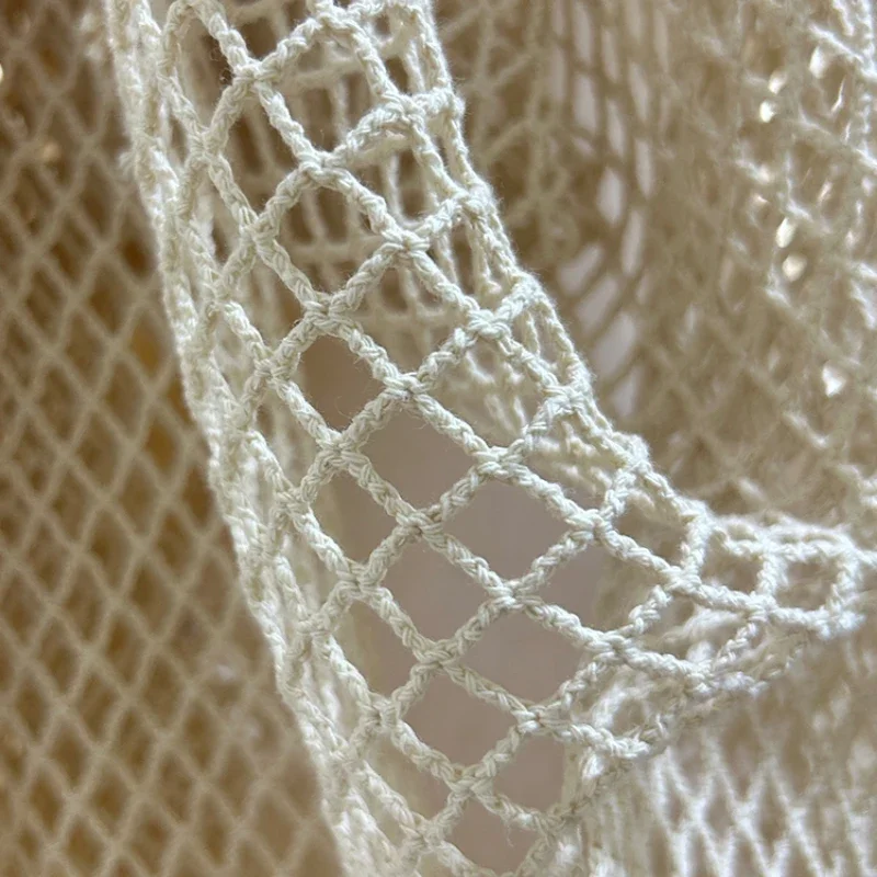 Jaring ikan kain Linen katun j - Crystal Mesh Fabric ulasan dan harga