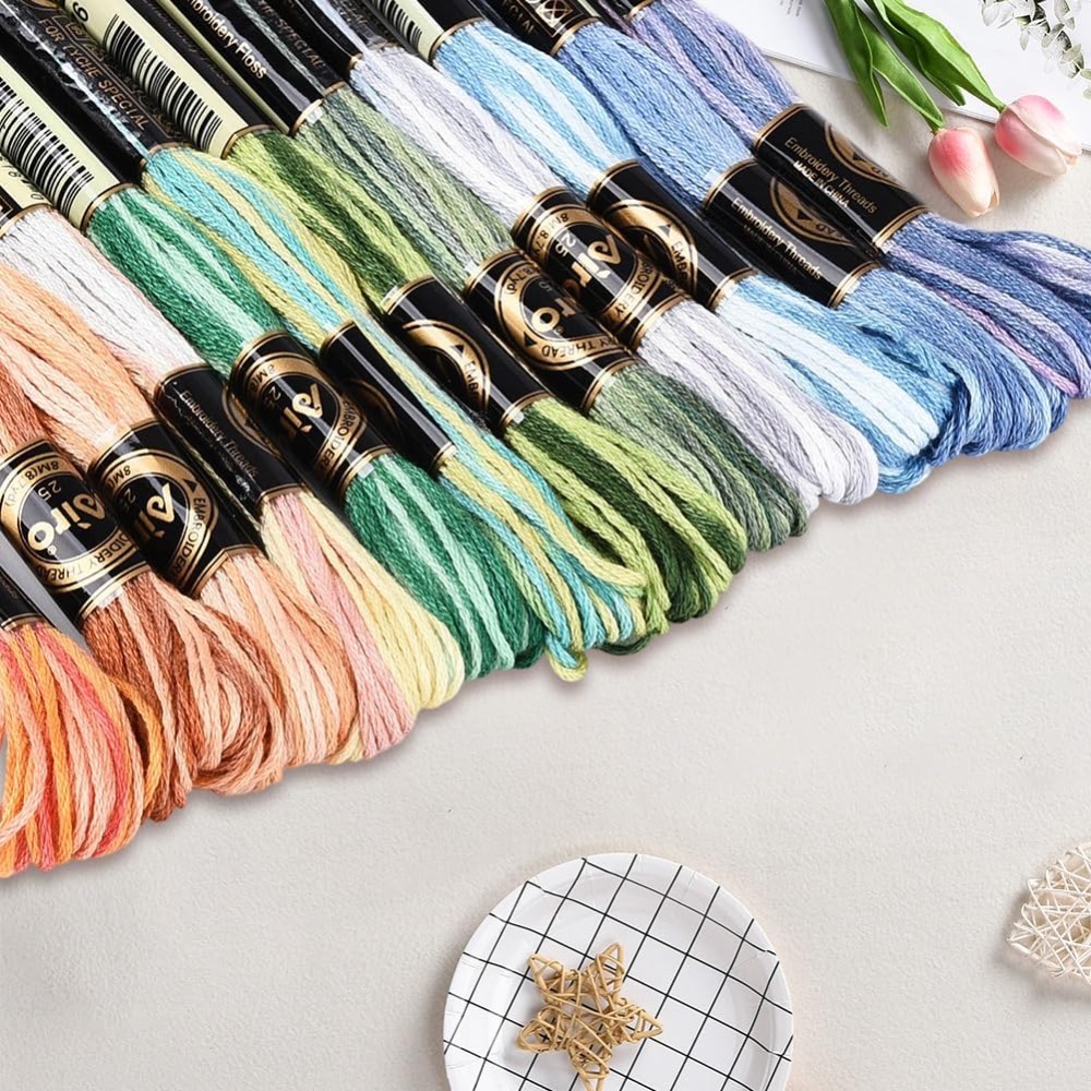 12 Gulungan Benang Sulam 105 Y - Embroidery Embellishments ulasan dan harga