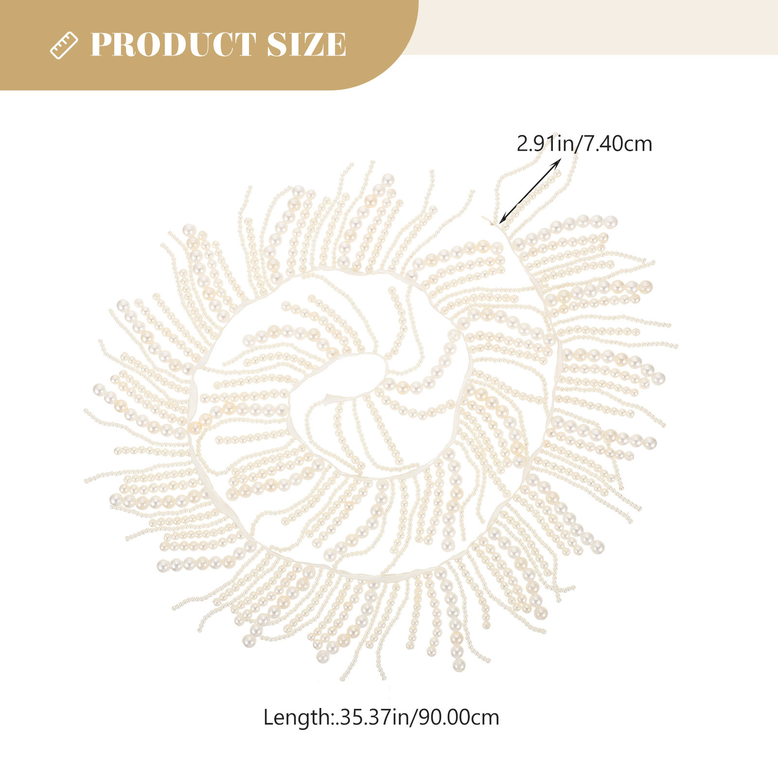 Hiasan Mutiara untuk Pakaian,  - Tassel Fringe Trim ulasan dan harga