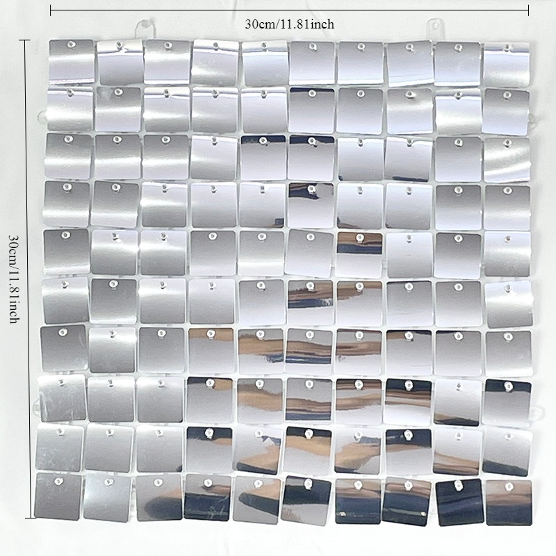 12/16/18/24PCS Latar Belakang  - Sequin Fabric Panel ulasan dan harga