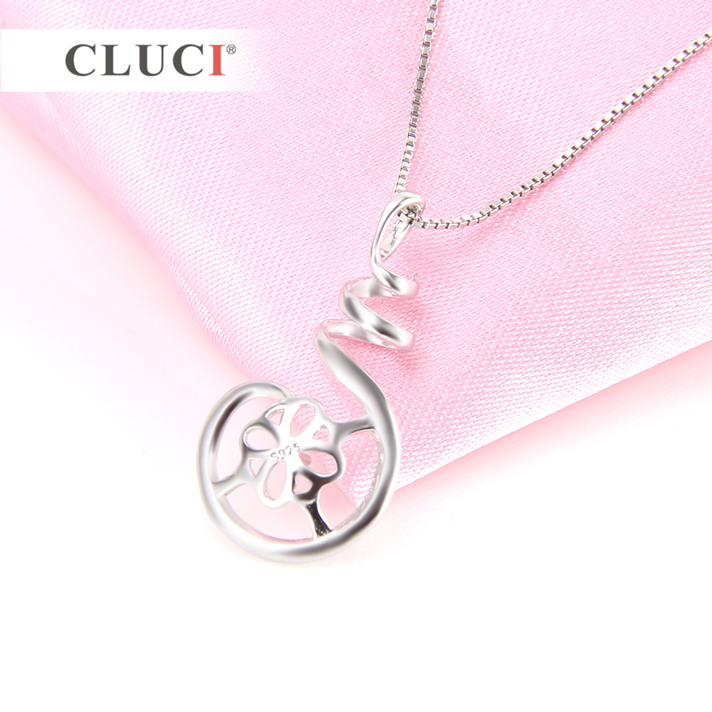 CLUCI 925 Sterling Silver Lion - Pearl Trim Chain ulasan dan harga