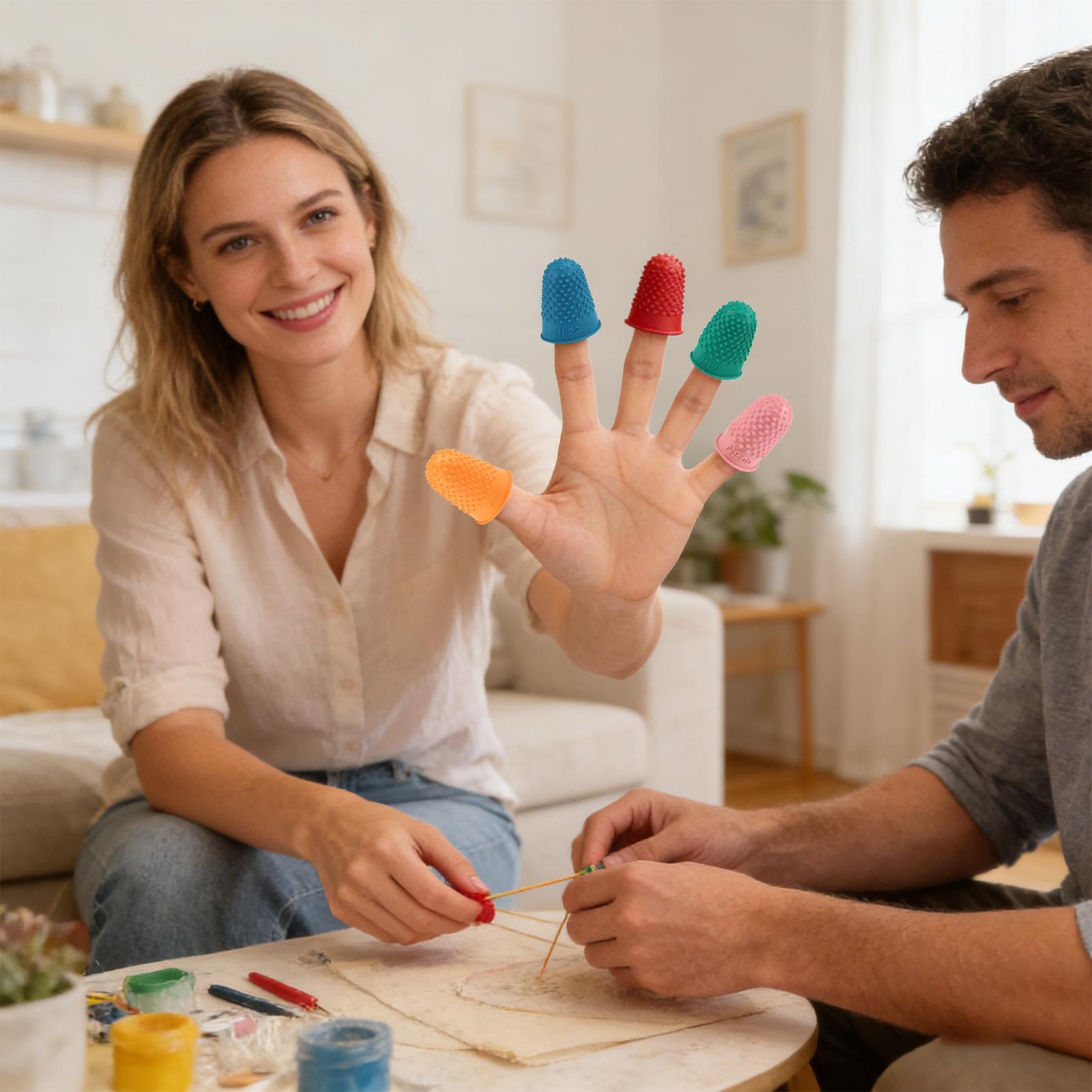 Pelindung Jari Karet Dapat Dig - Embroidery Craft ulasan dan harga