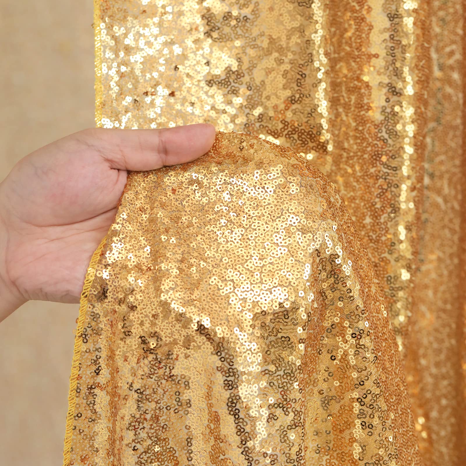 Panel tirai latar belakang pes - Sequin Fabric Panel ulasan dan harga