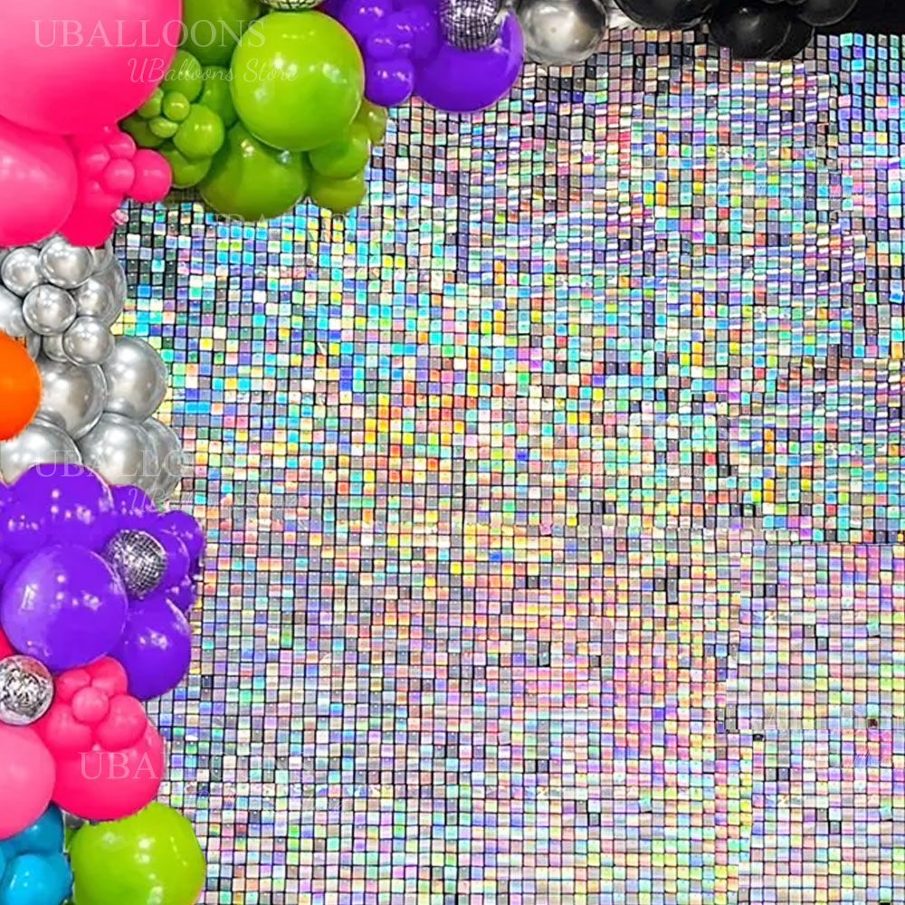 Panel Dinding Berkilau Perak W - Sequin Fabric Panel ulasan dan harga