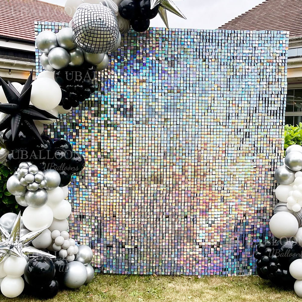 Panel Dinding Berkilau Perak W - Sequin Fabric Panel ulasan dan harga