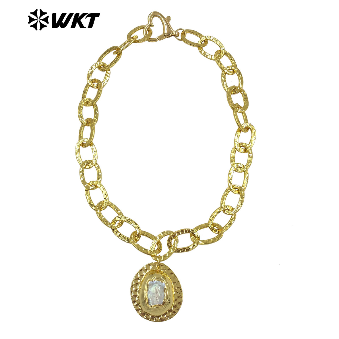 WT-JN367 Kalung 18 Inci Mutiar - Pearl Trim Chain ulasan dan harga