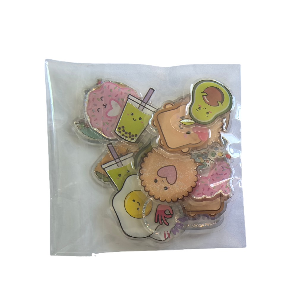 45 Buah Stiker Epoksi Menggema - Craft Embellishment World ulasan dan harga