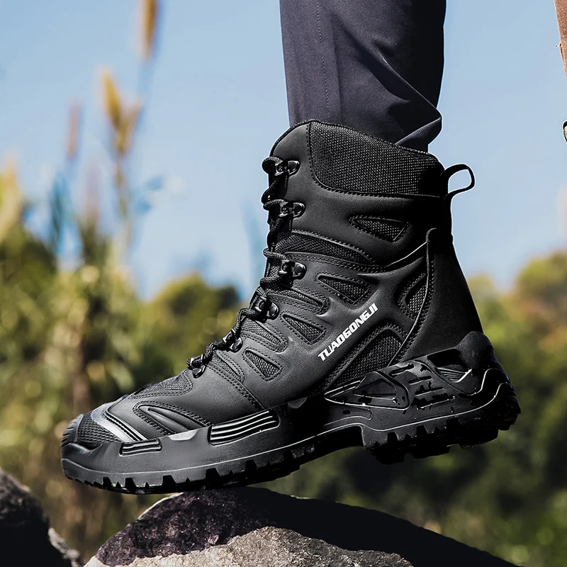 Sepatu Bot Taktis Hiking Luar  - Guipure Lace Panel ulasan dan harga