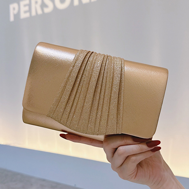 Tas Clutch Malam Kecil Emas un - Tassel Fringe Trim ulasan dan harga