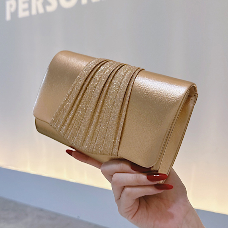 Tas Clutch Malam Kecil Emas un - Tassel Fringe Trim ulasan dan harga