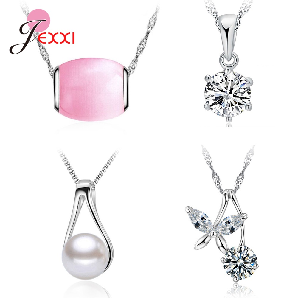 4 Buah/Lot 925 Perak Murni Per - Pearl Trim Chain ulasan dan harga