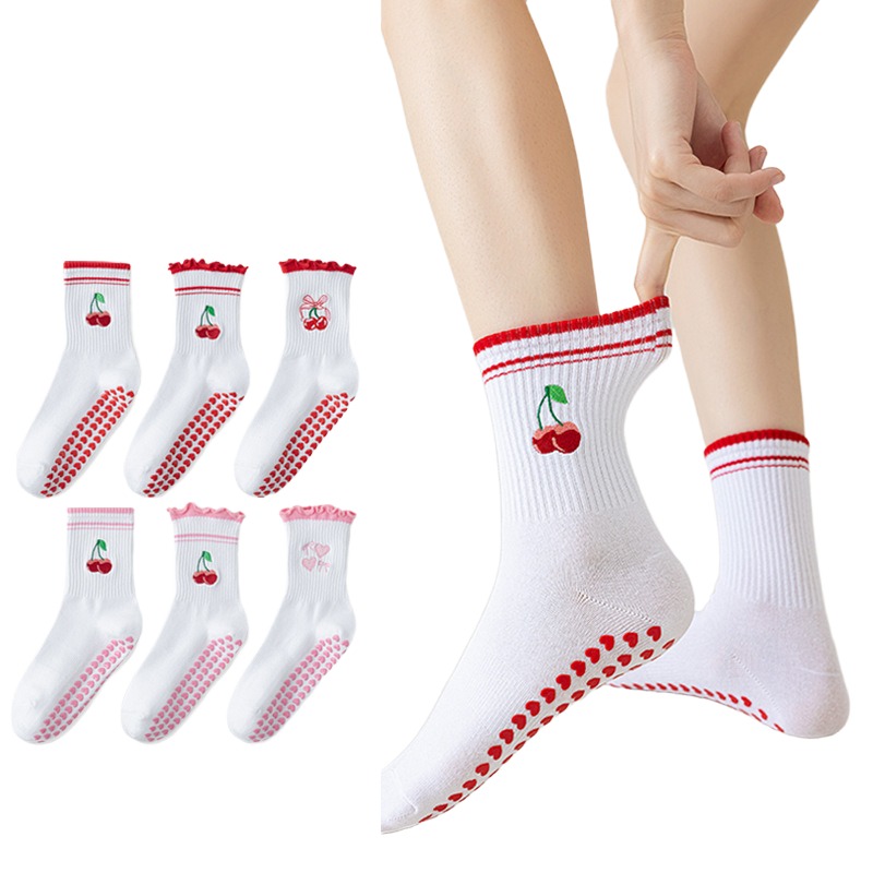 1 pasang Kaus Kaki Yoga Profes - Embellish Knit ulasan dan harga