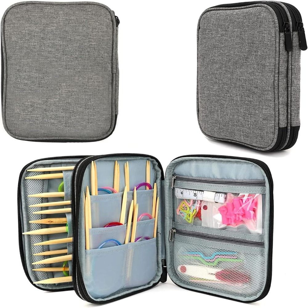 Wadah jarum rajut, wadah jarum - Craft Embellishment Storage ulasan dan harga