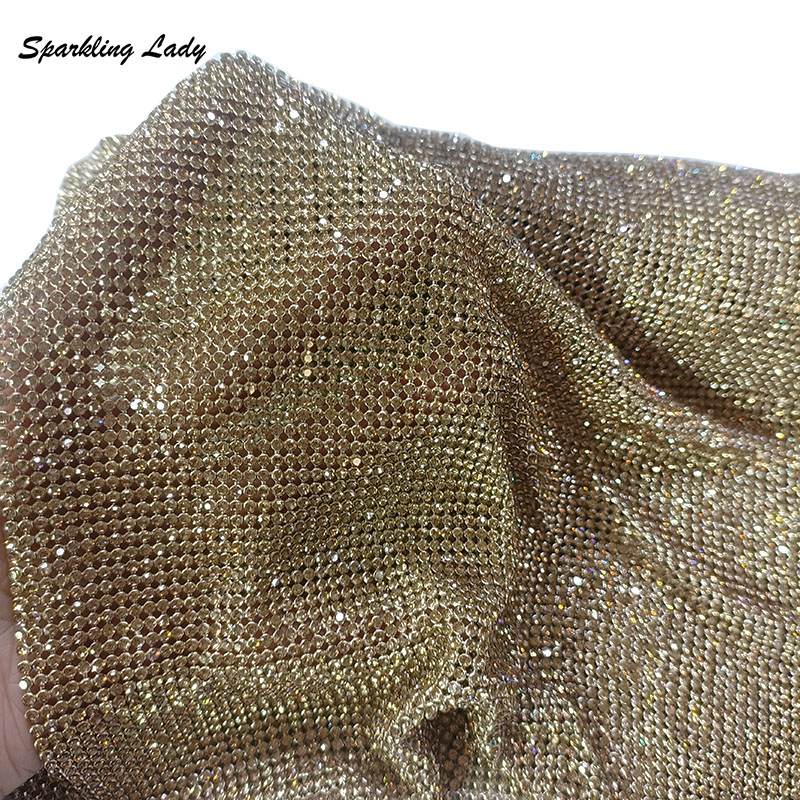 Kain Jala Kristal Perak 2MM Be - Crystal Mesh Fabric ulasan dan harga