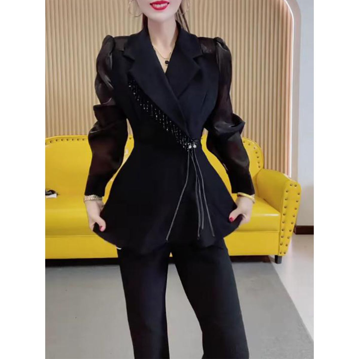 Setelan Gaya Asing Fashion Bar - Tassel Fringe Trim ulasan dan harga
